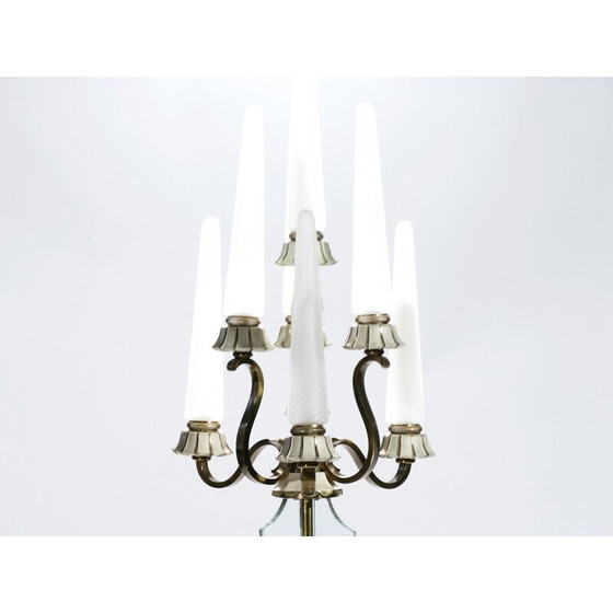 Image 1 of Floor lamp in vintage bronze by Marius-Ernest Sabino, 1930