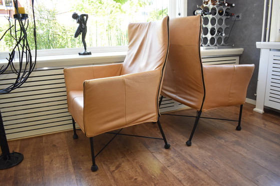 Image 1 of Magnifique ensemble de fauteuils de designer Montis Gerard van den Berg d'origine