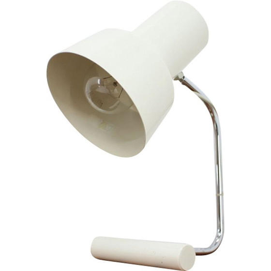 Image 1 of Lampada da tavolo vintage bianca di Napako, Cecoslovacchia 1970