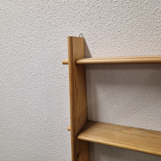 Image 1 of 1970s Pine Wall Rack