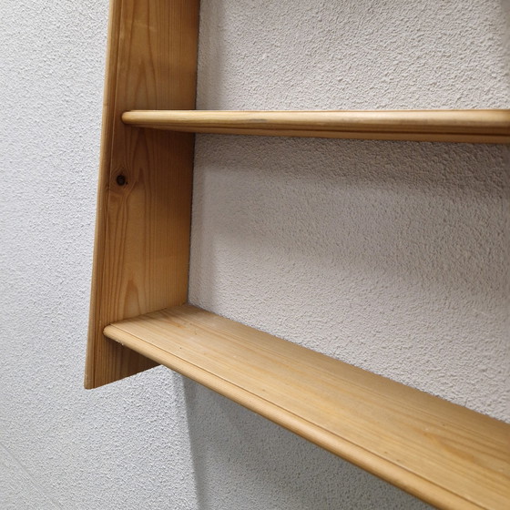 Image 1 of 1970s Pine Wall Rack