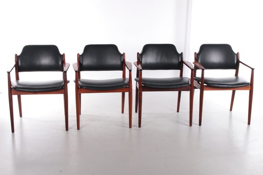 The Arne Vodder Model 62A Chairs By Sibast, Denmark, 1960S