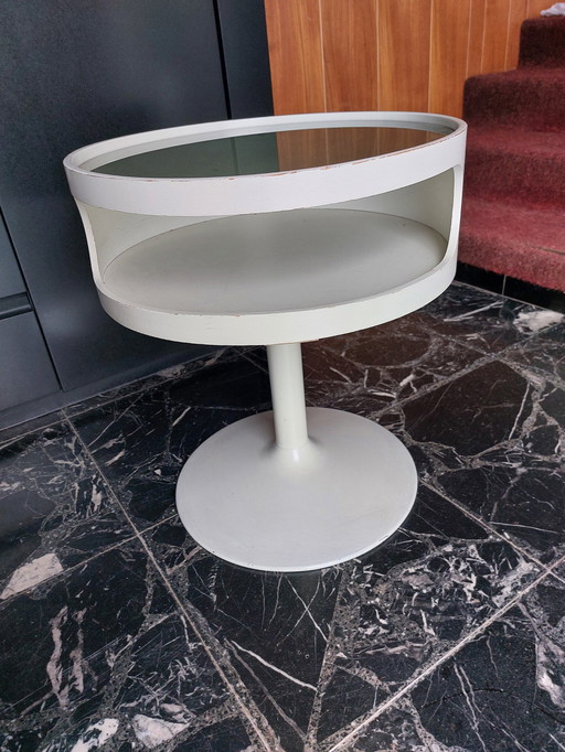 Space Age White Serving Bar