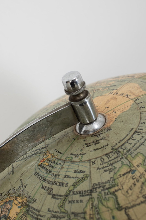 Image 1 of Old Columbus globe with compass 70648