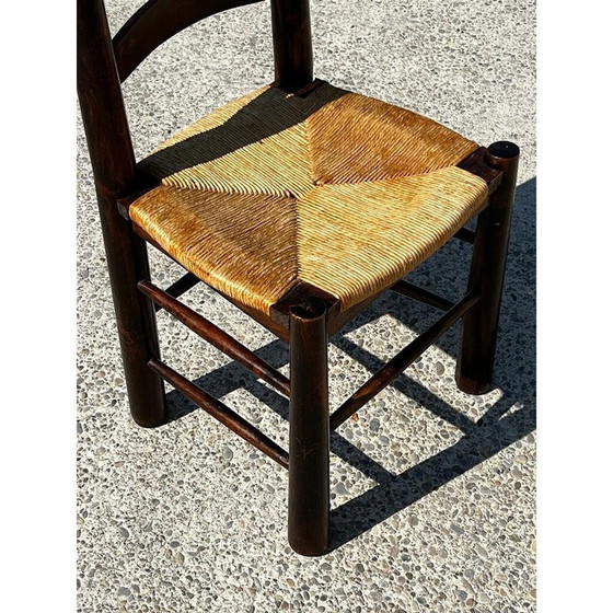 Image 1 of Vintage pine and oak dining set by Georges Robert, 1960