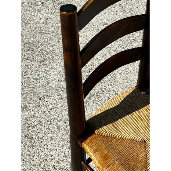 Image 1 of Vintage pine and oak dining set by Georges Robert, 1960