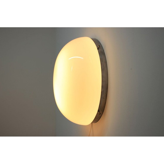 Image 1 of Set of 3 vintage Bauhaus ceiling lamps by Napako, Czechoslovakia 1940