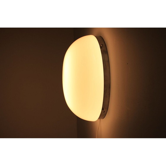 Image 1 of Set of 3 vintage Bauhaus ceiling lamps by Napako, Czechoslovakia 1940