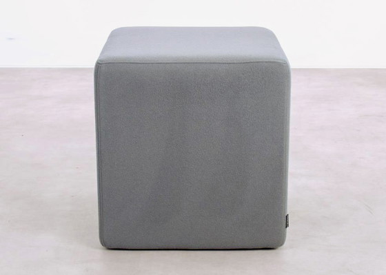 Image 1 of Lensvelt Quadratum ottoman gray