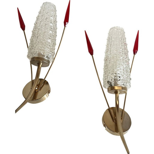 Pair of vintage sconces, 1960
