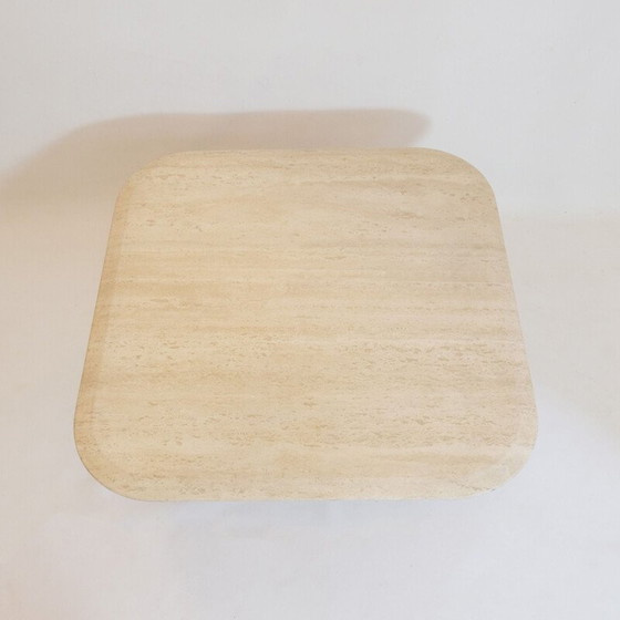 Image 1 of Vintage travertine coffee table, Italy 1970