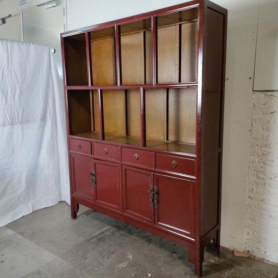 Image 1 of Asian classic compartment cabinet