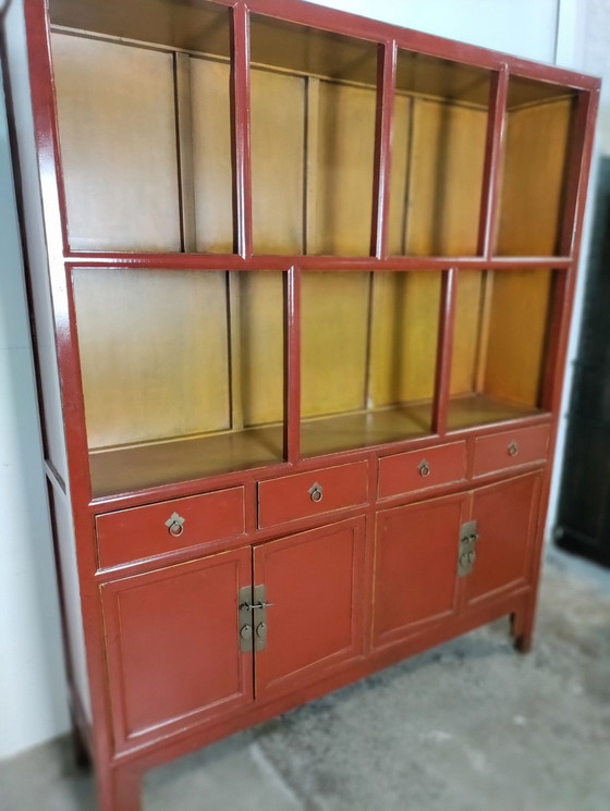 Image 1 of Asian classic compartment cabinet