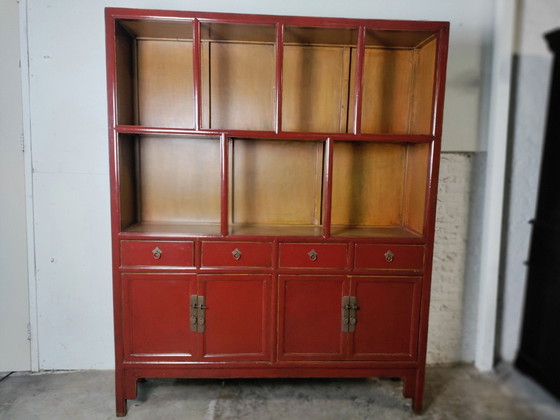 Image 1 of Asian classic compartment cabinet