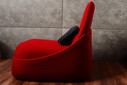 Lounge design armchair Hosu red Patricia Urquiola / Coalesse