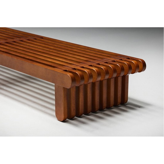 Image 1 of Vintage walnut daybed, Italy 1960