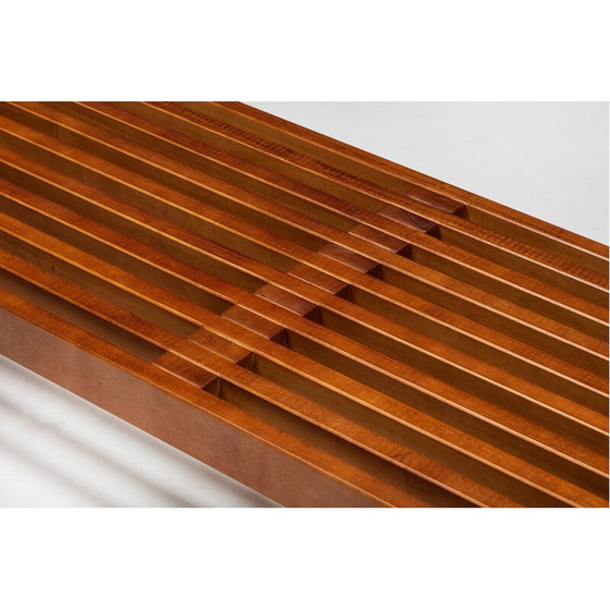 Image 1 of Vintage walnut daybed, Italy 1960