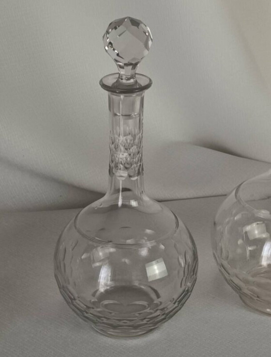 Image 1 of Trio di decanter in cristallo Baccarat modello Chauny