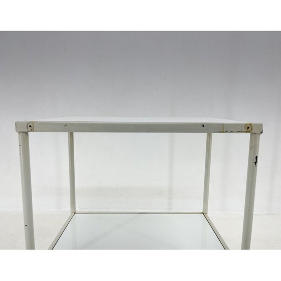 Image 1 of Vintage hospital trolley with opaxite glass, 1950s