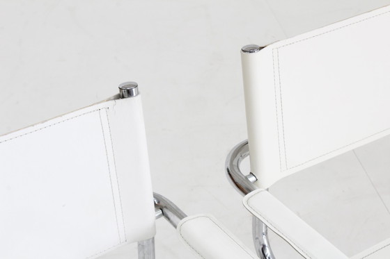 Image 1 of Set di sedie da pranzo vintage con struttura tubolare cromata