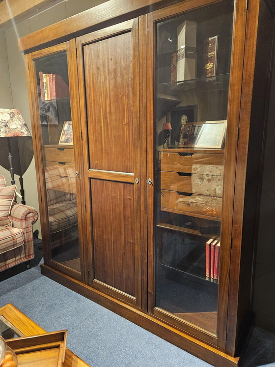 Image 1 of Display Case Mahogany