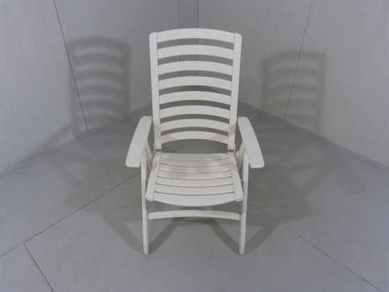 Image 1 of Herlag wooden garden chairs & ottoman/table 1970's