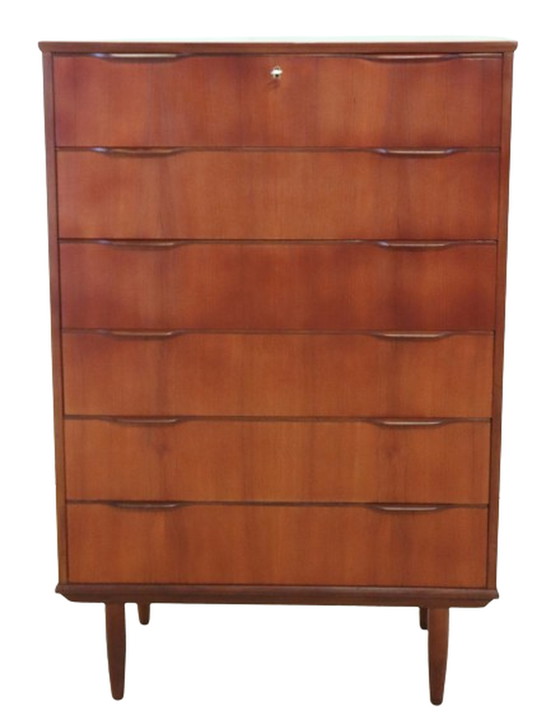 Image 1 of Cassettiera alta danese 'Knud' vintage