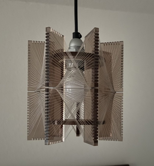 Mid - Century Wire Lamp