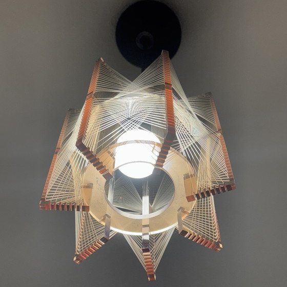 Image 1 of Mid - Century Wire Lamp