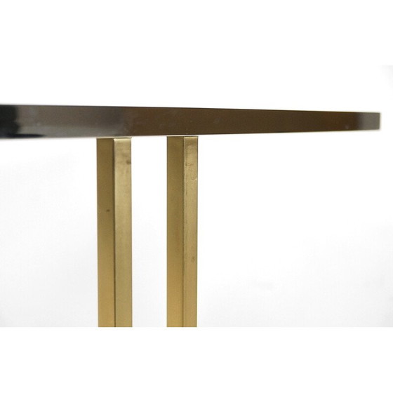 Image 1 of Carrello bar vintage in oro e cromo di Belgo Chrom, Belgio, 1970