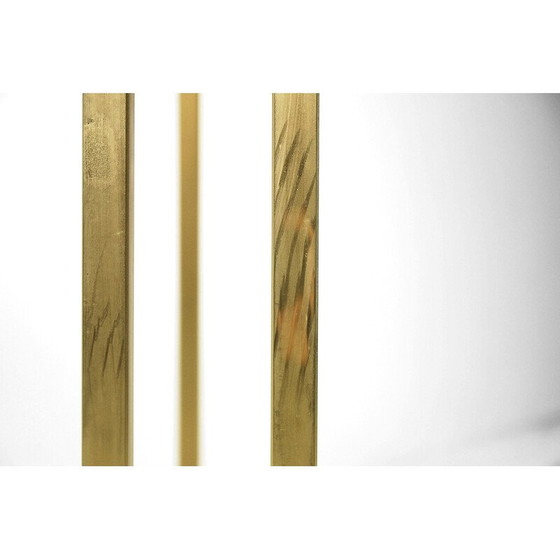 Image 1 of Carrello bar vintage in oro e cromo di Belgo Chrom, Belgio, 1970