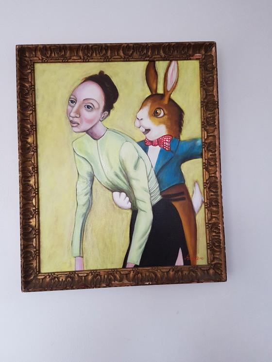 Image 1 of Aone Postma - Dancing with rabbit