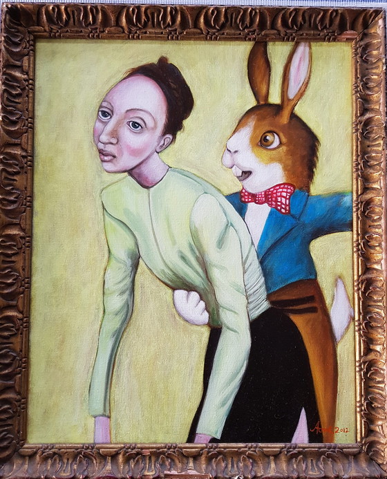 Image 1 of Aone Postma - Dancing with rabbit