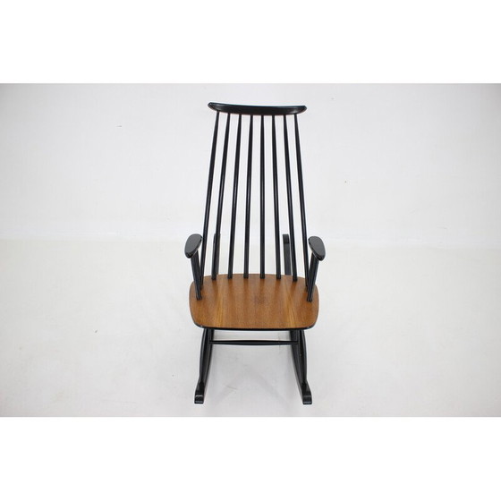 Image 1 of Vintage beech rocking chair by Varjosen Puunjalostus, Finland 1960