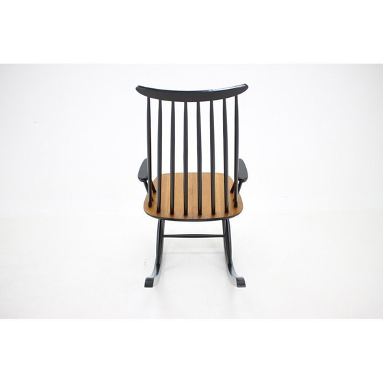 Image 1 of Vintage beech rocking chair by Varjosen Puunjalostus, Finland 1960