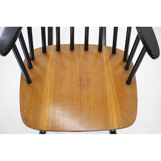 Image 1 of Vintage beech rocking chair by Varjosen Puunjalostus, Finland 1960