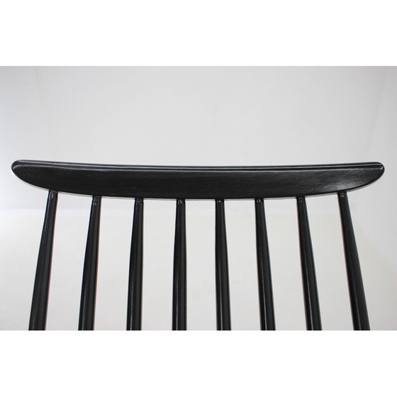 Image 1 of Vintage beech rocking chair by Varjosen Puunjalostus, Finland 1960