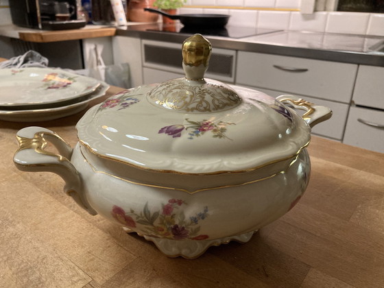 Image 1 of 3X Deck Bowl And 2X Serving Bowl Pmr Bavaria Jeager & Co.