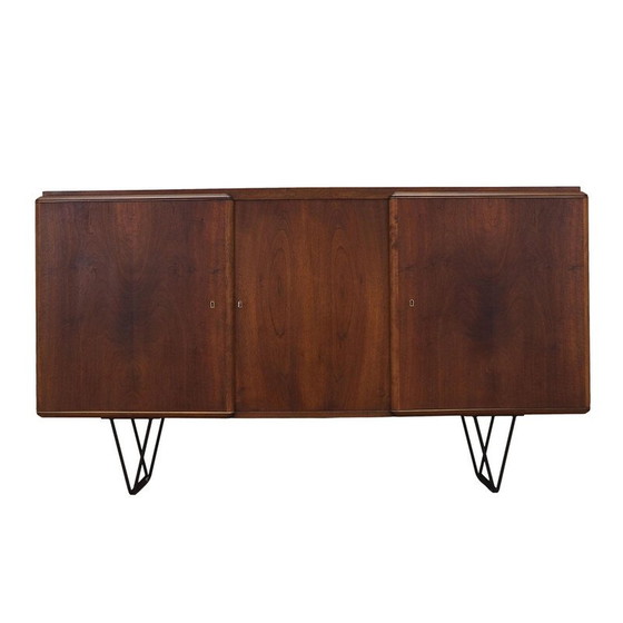 Image 1 of Vintage walnut highboard, Denmark 1960s