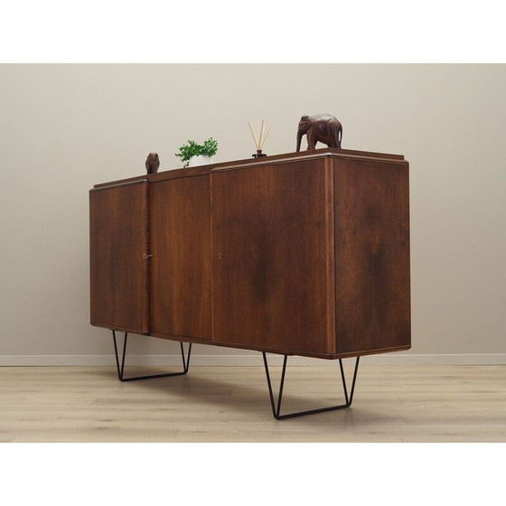 Image 1 of Vintage walnut highboard, Denmark 1960s