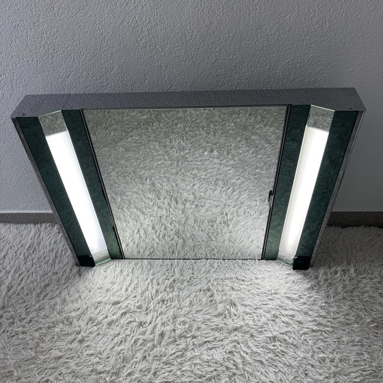 Image 1 of Large Illuminated Bathroom Mirror 70s