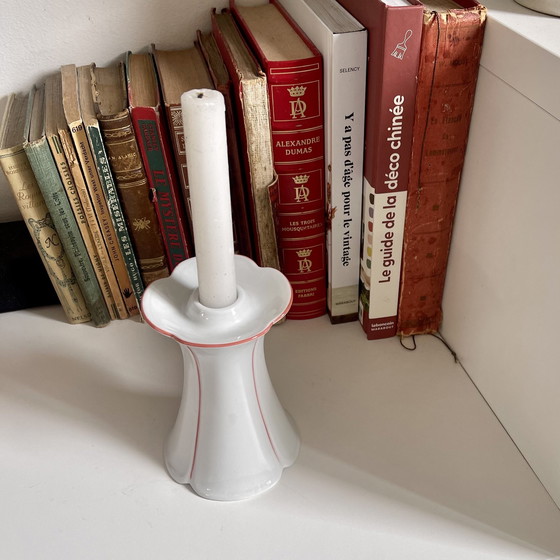 Image 1 of Porcelain Candlestick