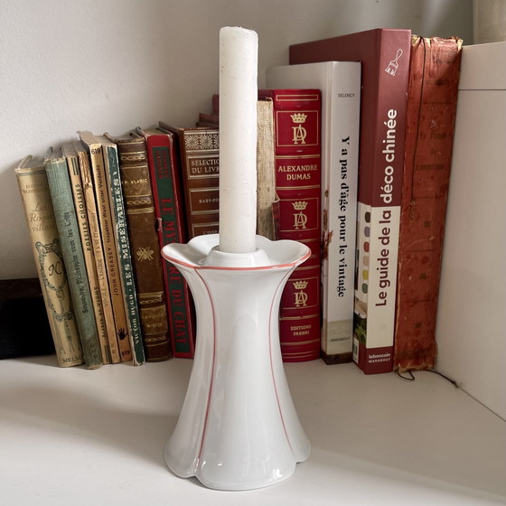 Image 1 of Porcelain Candlestick