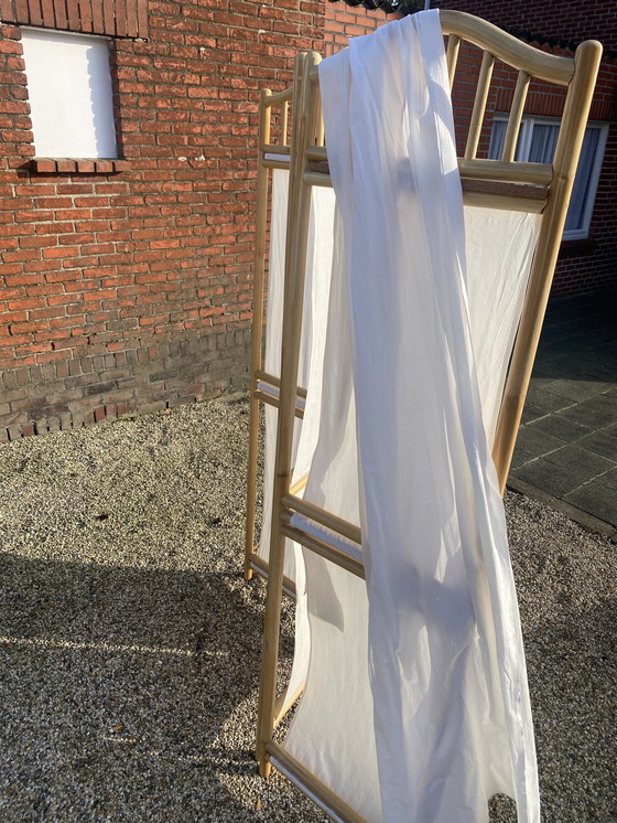 Image 1 of Vintage Folding Screen Rattan