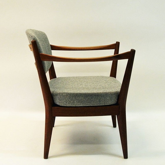 Image 1 of Set of 2 vintage teak "kaminstol" armchairs by Kayser & Relling, Norway 1950s