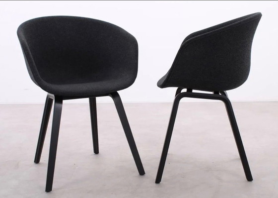 Image 1 of 4x Hay Aac23 Dining Chairs