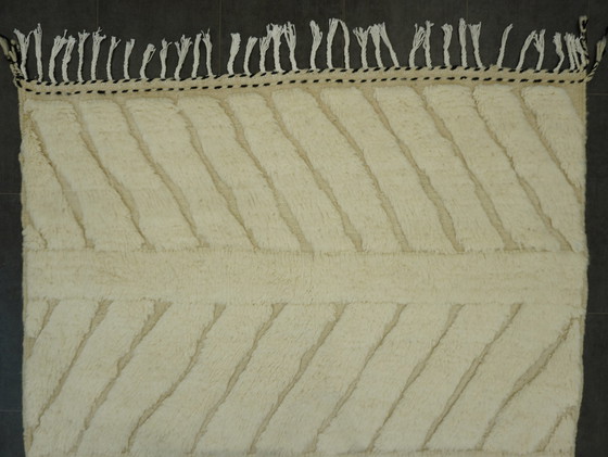 Image 1 of Tapis berbère - 276 Cm X 155 Cm - Laine blanche