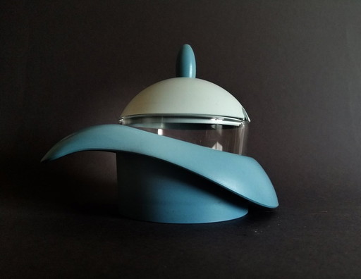 Pino Spagnolo Space Age/Pop-Art Sugar/Jam Bowl, 1970'S Biesse Italy