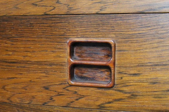 Image 1 of Danish Mid Century Desk In Rosewood By Erik Brouer, 1960S Denmark