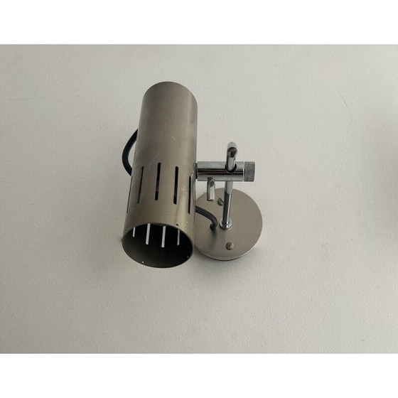 Image 1 of Vintage A5 adjustable wall lamps in chromed and matt metal by Alain Richard for Disderot, 1960